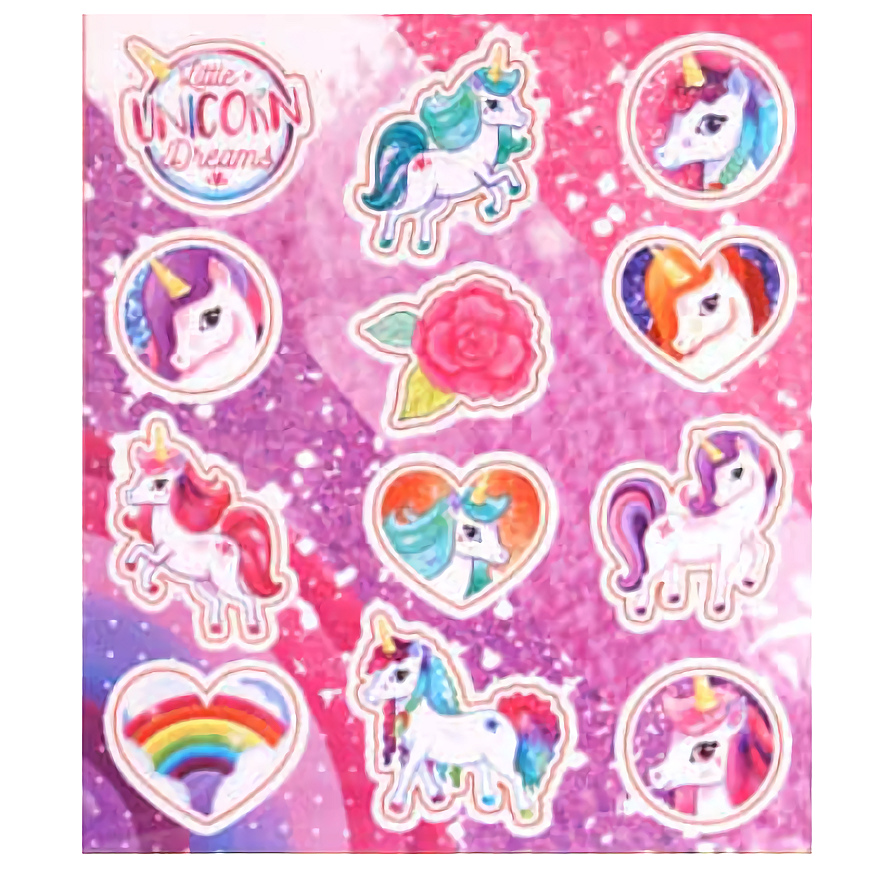 Unicorn Sticker Sheet